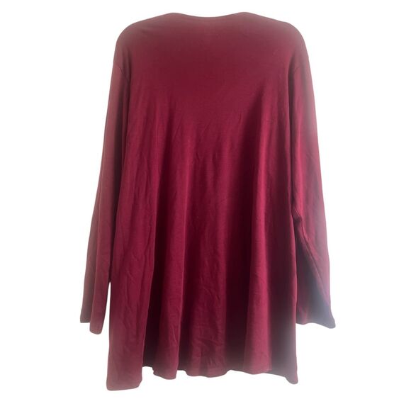 ✨J Jill Perfect Pima Delicate Trim Tunic Sz 3X Top✨ - Picture 2 of 6